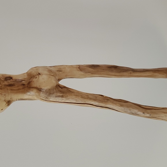 Al One Piece Wood Sculpture - Picture 11 of 12